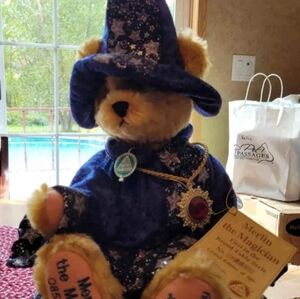 Hermann Limited Edition Merlin the Magician Mohair Teddy Bear 15"